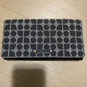 Kate spade check book wallet